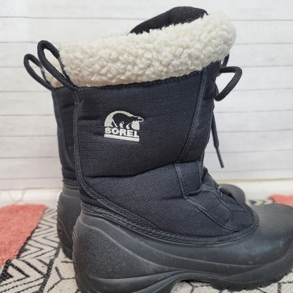 SOREL CUMBERLAND BOOTS IN BLACK, SZ 8 - Picture 7 of 16